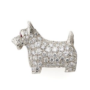 Diamond scottie dog