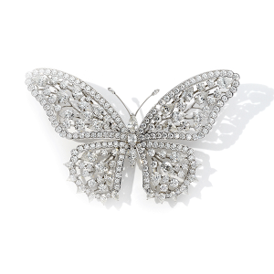 Butterfly with diamonds