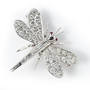 Dragonfly with diamonds